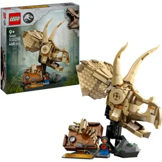 LEGO 76969 Jurassic World Dinosaurier-Fossilien: Triceratops-Schädel, Konstruktionsspielzeug