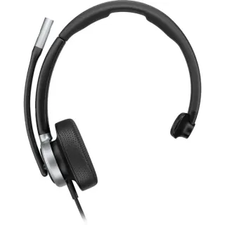 HP Poly Mission 615 Mono-USB-Headset (kabelgebunden) BULK (schwarz, USB Type-C und Type-A, PU-Leder-Ohrpolster (Oberflächenmaterial))