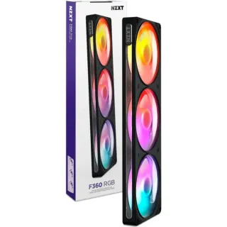NZXT F360 RGB, Gehäuselüfter (schwarz, 360 mm)