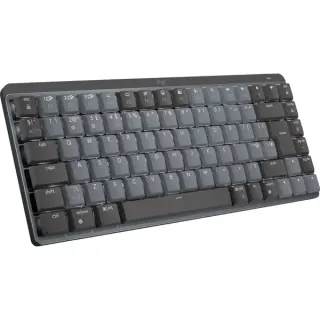 Logitech MX Mechanical Mini, Tastatur (hellgrau/dunkelgrau, DE-Layout, lineare Schalter, Logi Bolt, Bluetooth)