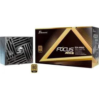 Seasonic FOCUS GX-850-V4 850W ATX3.1, PC-Netzteil (schwarz, 1x 12-Pin High Power GPU, 3x PCIe, Kabel-Management, 850 Watt)