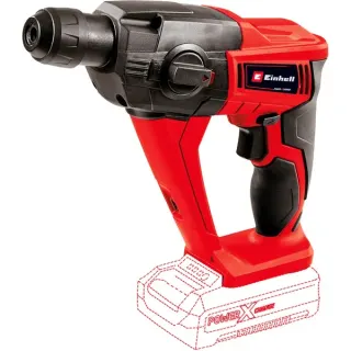 EINHELL Power X-Change Akku-Bohrhammer TE-HD 18 Li - Solo, 18Volt (rot/schwarz, ohne Akku und Ladegerät)