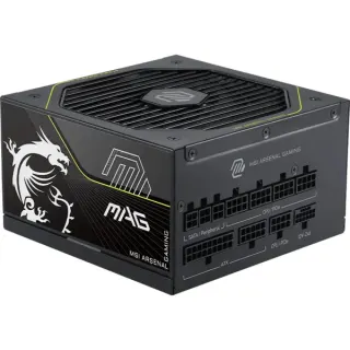 MSI MAG A1200PLS PCIE5 1200W, PC-Netzteil (schwarz, 1200 Watt)