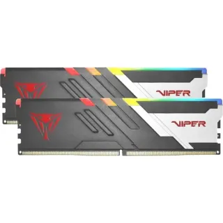 Patriot DIMM 32 GB DDR5-6400 (2x 16 GB) Dual-Kit, Arbeitsspeicher (schwarz, PVVR532G640C32K, Viper Venom RGB, INTEL XMP)