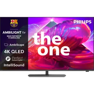 Philips 55PQS9001/12 The One, QLED-Fernseher (139 cm (55 Zoll), grau, UltraHD/4K, Ambilight 3-seitig, Drehbarer Standfuß, 120Hz Panel)