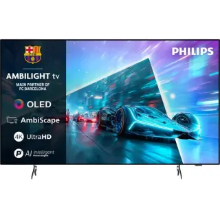 Philips 65OLED761/12, OLED-Fernseher (164 cm (65 Zoll), schwarz, UltraHD/4K, Ambilight 3-seitig, 120Hz Panel)