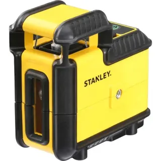 Stanley Kreuzlinienlaser SLL CROSS 360°, grüne Laserlinien (schwarz/gelb)