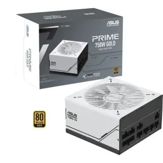 ASUS Prime 750W Gold, PC-Netzteil (weiß, 1x 12-Pin High Power GPU, 3x PCIe, Kabelmanagement, 750 Watt, B-Ware)