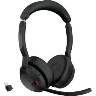 Jabra Evolve2 55, Headset (schwarz, Stereo, UC, USB-C, Link380c)