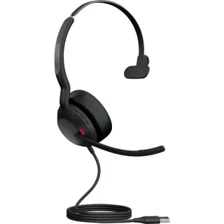 Jabra Evolve2 50, Headset (schwarz, Mono, Microsoft Teams, USB-A)