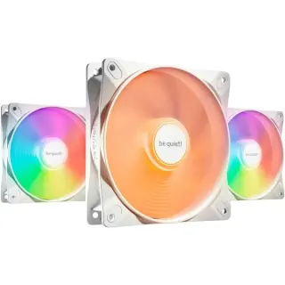 be quiet! Light Wings LX 120mm PWM White Triple Pack, Gehäuselüfter (weiß, 3er Pack, 120 mm)
