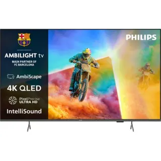 Philips 65PQS8501/12, QLED-Fernseher (164 cm (65 Zoll), schwarz, UltraHD/4K, Ambilight 3-seitig)