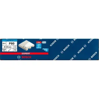 Bosch Professional Expert M480 Netzstruktur-Schleifblatt Ø 225mm, K80 (25 Stück, für Trockenbauschleifer)