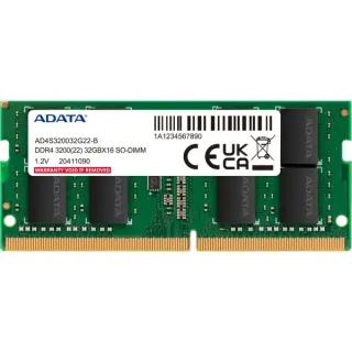 ADATA SO-DIMM 16 GB DDR4-3200 (2x 8 GB) Dual-Kit, Arbeitsspeicher (grün, AD4S32008G22-DTGN, Premier)