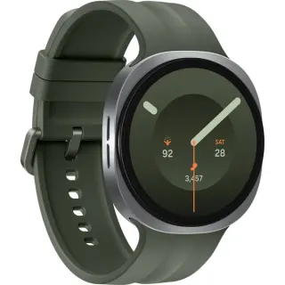 Samsung Galaxy Watch9, Smartwatch (silber, 44 mm, LTE, Sport Band M/L)