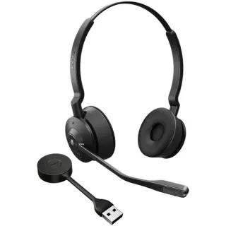 Jabra Engage 55 MS, Headset (schwarz, Basisstation, USB-A, Niedriger Energieverbrauch)