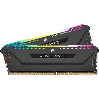 Corsair DIMM 32 GB DDR4-3200 (2x 16 GB) Dual-Kit, Arbeitsspeicher (schwarz, CMH32GX4M2E3200C16, Vengeance RGB PRO SL, INTEL XMP)