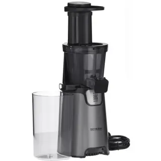 Severin Slow Juicer ES 3571, Entsafter (silber, 150 Watt, Saftbehälter 1 Liter)
