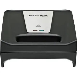 Rommelsbacher Multi Toast & Grill SWG 700 3-in-1 Max, Kontaktgrill (schwarz/edelstahl, 700 Watt, mit 3 Platten-Sets)