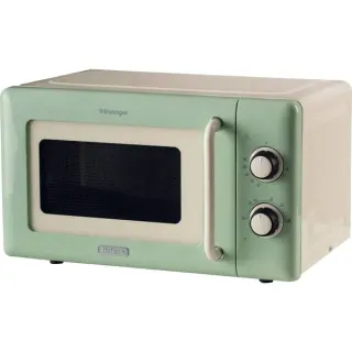 Ariete Vintage Mikrowelle (creme/hellgrün, 20 Liter, B-Ware)
