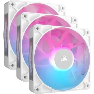 Corsair iCUE LINK RX120 RGB Triple, Gehäuselüfter (weiß, 3er Pack, inkl. Hub, 120 mm, B-Ware)