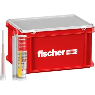 fischer Hochleistungsmörtel FIS V Plus 360 S (grau, 360ml, 20 Kartuschen im Koffer)