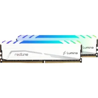 Mushkin DIMM 32 GB DDR4-3600 (2x 16 GB) Dual-Kit, Arbeitsspeicher (weiß, MLB4C360JNNM16GX2, Redline Lumina, INTEL XMP)