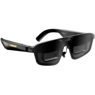 ASUS ROG XREAL R1S20 Edition 20, Gaming-AR-Brille (schwarz/gold, Narrow Size für Pupillenabstand (IPD) 57–66 mm)
