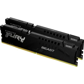 Kingston FURY DIMM 64 GB DDR5-6000 (2x 32 GB) Dual-Kit, Arbeitsspeicher (schwarz, KF560C36BBE2K2-64, Beast, INTEL XMP, AMD EXPO)
