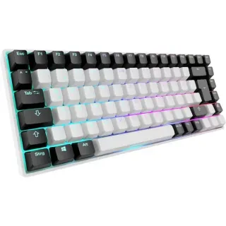 Sharkoon SKILLER SGK50 S3, Gaming-Tastatur (weiß, DE-Layout, Gateron Yellow)
