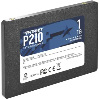 Patriot P210 1 TB, SSD (schwarz, SATA 6 Gb/s, 2,5")