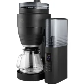 Melitta AromaFresh X , Filtermaschine (schwarz (matt)/silber, mit Mahlwerk, B-Ware)