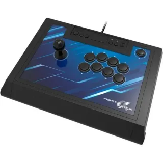 HORI Fighting Stick α (Alpha), Joystick (schwarz/blau, PlayStation 5, Playstation 4, PC, B-Ware)