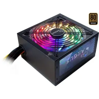 Inter-Tech Argus RGB-500W II, PC-Netzteil (schwarz, 1x PCIe, 500 Watt, B-Ware)