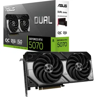 ASUS GeForce RTX 5070 DUAL OC, Grafikkarte (DLSS 5, 3x DisplayPort, 1x HDMI 2.1, B-Ware)