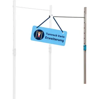 HUDORA Turnreck Vario Erweiterung Doppelreck, Fitnessgerät (blau/beige, B-Ware)