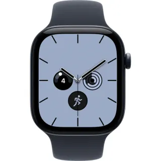 Apple Watch Series 12, Smartwatch (dunkelblau, Keramik, 46 mm, Sportarmband Navyblau M/L, Cellular)