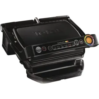 Tefal OptiGrill+ GC712834 Black Edition, Kontaktgrill (schwarz, 2.000 Watt, B-Ware)