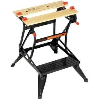 BLACK+DECKER Workmate WM536, Werkbank (schwarz/braun, B-Ware)