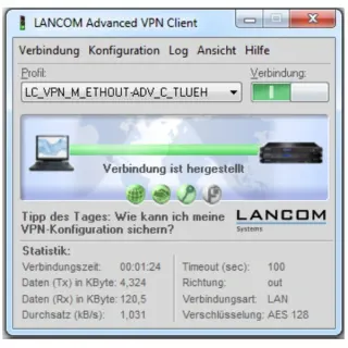 LANCOM Advanced VPN Client WIN 25 User, Lizenz