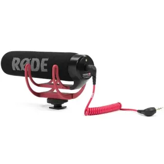 Rode Microphones VideoMic GO, Mikrofon (schwarz/rot, B-Ware)