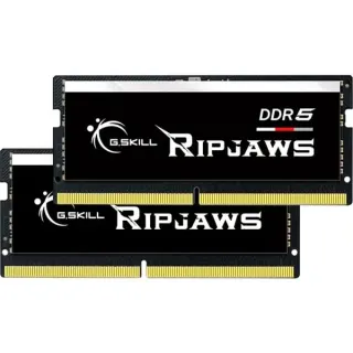 G.Skill SO-DIMM 64 GB DDR5-5600 (2x 32 GB) Dual-Kit, Arbeitsspeicher (schwarz, F5-5600S4645A32GX2-RS, Ripjaws, INTEL XMP)