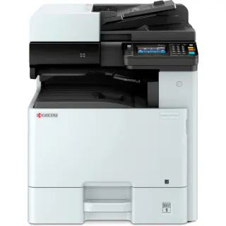 Kyocera ECOSYS M8130cidn (inkl. 3 Jahre Kyocera Life Plus), Multifunktionsdrucker (grau/schwarz, USB, LAN, Kopie, Scan, Duplex (Druck), Duplex (Scan))