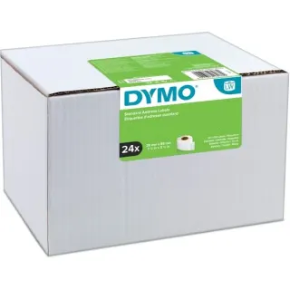 Dymo LabelWriter ORIGINAL VORTEILSPACK Adressetiketten 28x89mm, 24 Rollen mit je 130 Etiketten (permanent klebend, S0722360)