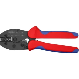 KNIPEX PreciForce Crimpzange 97 52 34 (rot/blau, Crimpen 0,1 - 2,5mm², F-Crimp)