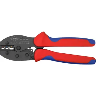 KNIPEX PreciForce Crimpzange 97 52 36 (rot/blau, Crimpen 0,5 - 6,0mm²)