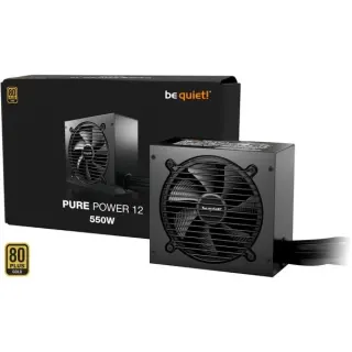 be quiet! Pure Power 12 550W, PC-Netzteil (schwarz, 1x 12-Pin High Power GPU, 2x PCIe, 550 Watt)