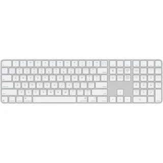 Apple Magic Keyboard mit Touch ID und Ziffern­block (silber/weiß, US-Layout, für Mac Modelle mit Apple Chip)