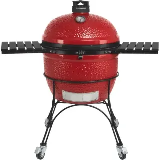 Kamado Joe Big Joe II, Holzkohlegrill (rot/schwarz, Ø 61cm)