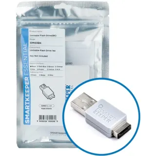 SMARTKEEPER ESSENTIAL Lockable Flash Drive (OM03), USB-Stick (Farbcode Schwarz)